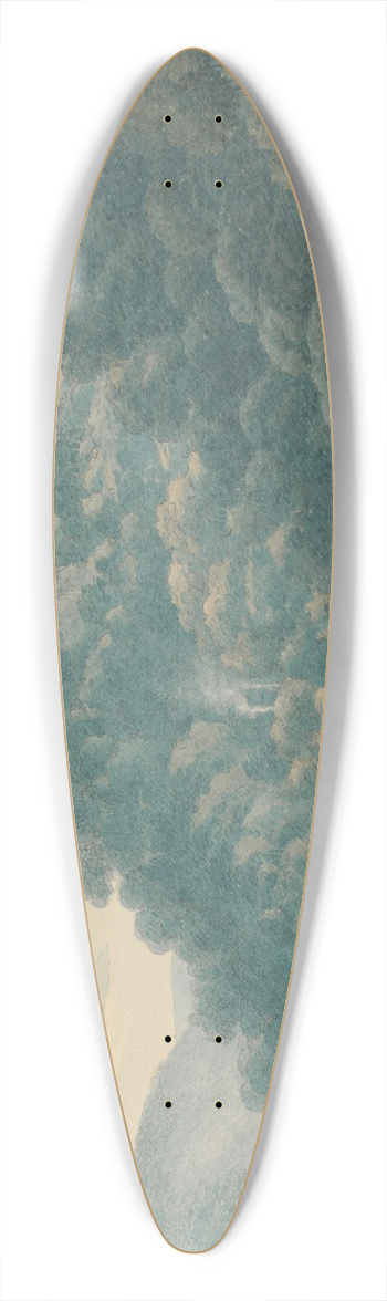 Thomas Hearne - Goodrich Castle on the Wye 39.3 inch art pintail longboard deck