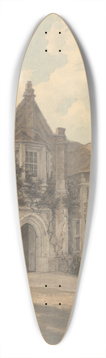 Thomas Hearne - The Lecture House, Watford 39.3 inch art pintail longboard deck