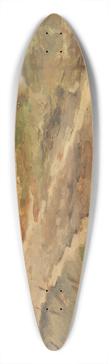Thomas Herbst - Waldweg im Herbst 39.3 inch art pintail longboard deck