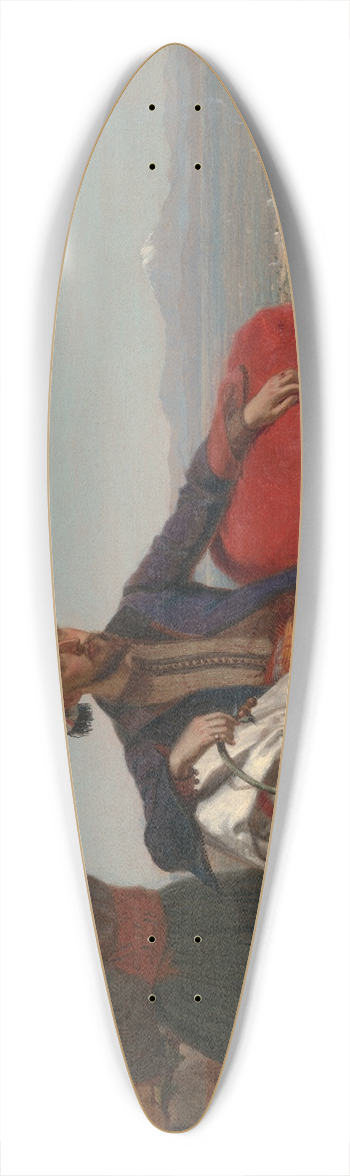 Thomas Hicks - Bayard Taylor 39.3 inch art pintail longboard deck