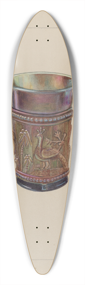 Thomas Holloway - Iridescent Jar 39.3 inch art pintail longboard deck