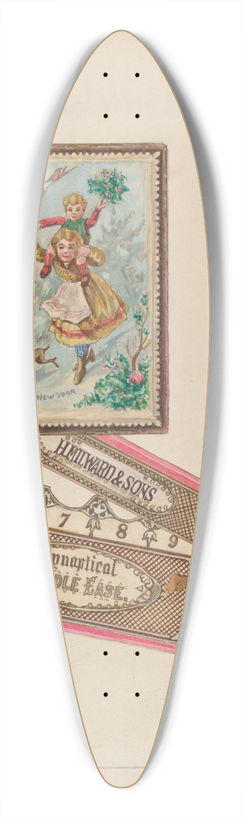 Thomas Holloway - Needle Case 39.3 inch art pintail longboard deck