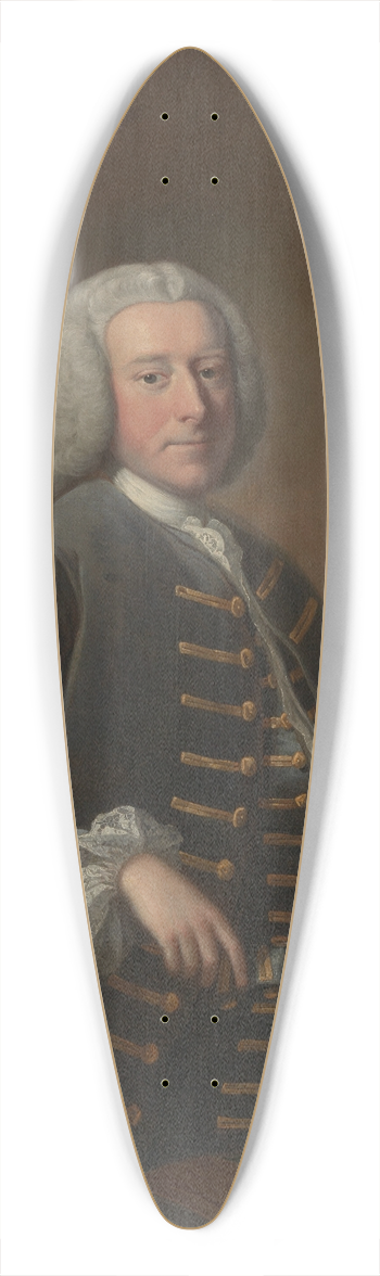 Thomas Hudson - Charles Pinfold 39.3 inch art pintail longboard deck