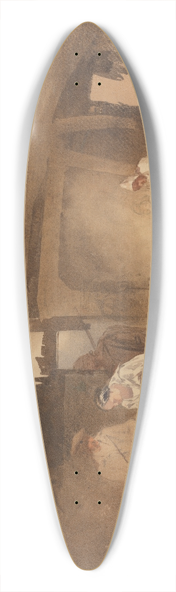 Thomas Miles Richardson, Jr. - Interior at Dalmally, Scotland 39.3 inch art pintail longboard deck