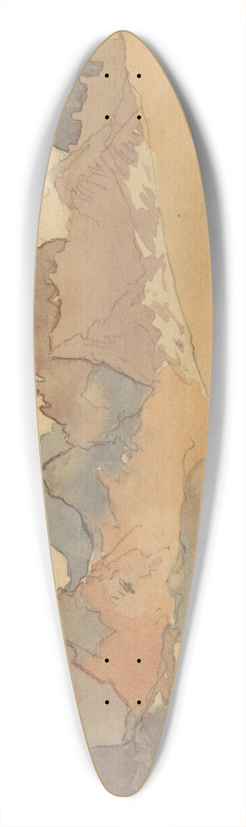 Thomas Moran - The Needles 39.3 inch art pintail longboard deck