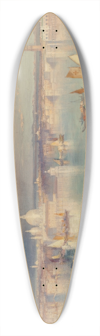 Thomas Moran - Venetian Scene 39.3 inch art pintail longboard deck