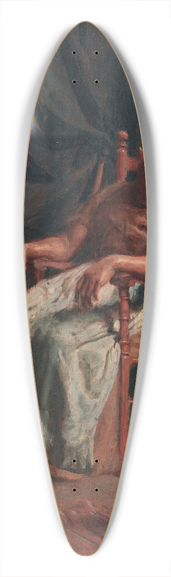 Thomas Pollock Anshutz - Aunt Hannah 39.3 inch art pintail longboard deck