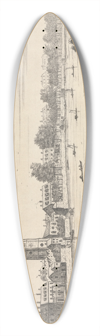 Thomas Preist - Chelsea 39.3 inch art pintail longboard deck
