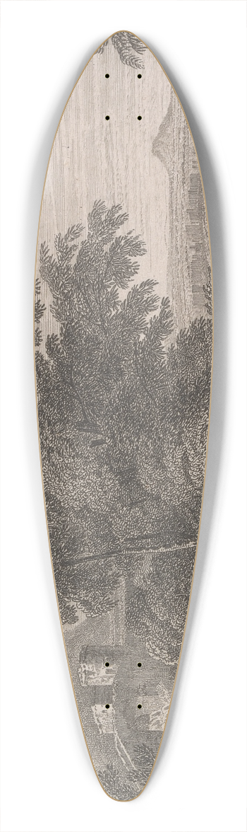 Thomas Shotter Boys - Claude 39.3 inch art pintail longboard deck