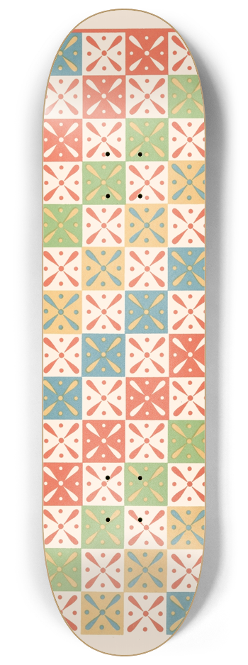 Gustave Jquier - 15. Plafond du Tombeau de Sonnofri (n 97) 8.25 inch art skate deck