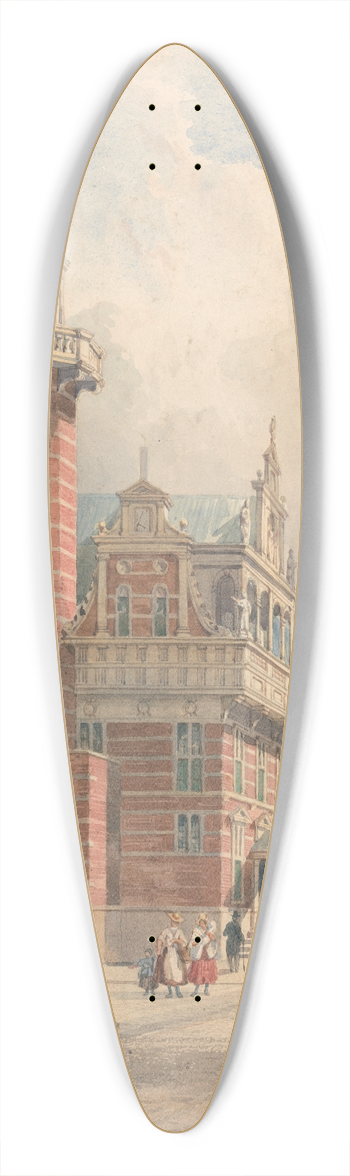 Thomas Shotter Boys - Hotel de Ville, Hague 39.3 inch art pintail longboard deck