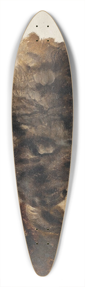 Thomas Sidney Cooper - Study Of A Rams Head 39.3 inch art pintail longboard deck