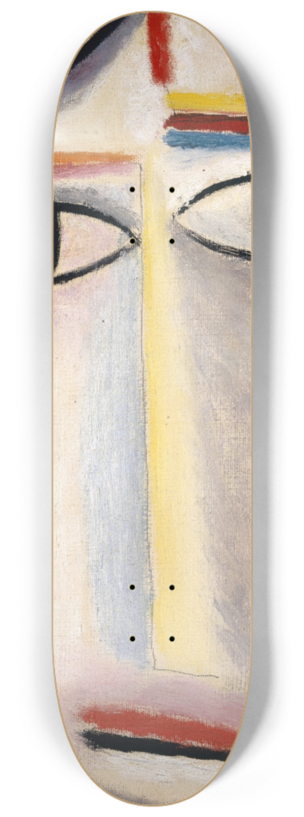 Alexej von Jawlensky - Female Head 8.25 inch art skate deck
