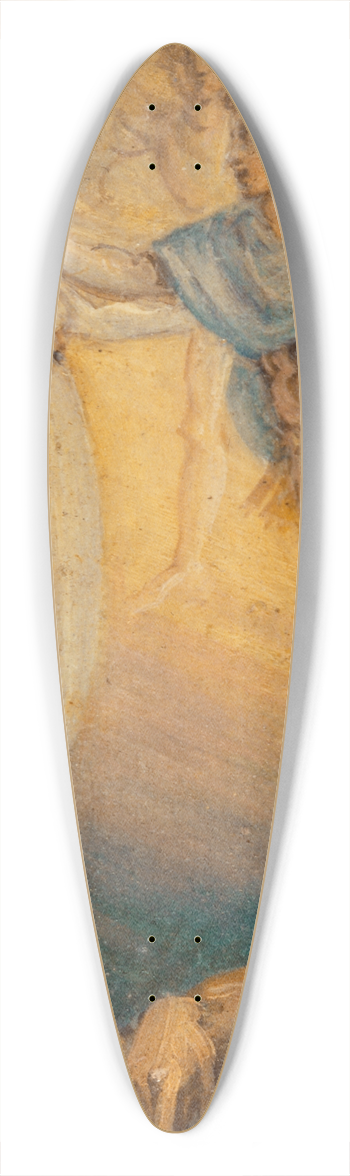Thomas Stothard - Oberon and Titania from A Midsummer Nights Dream, Act IV, Scene i 39.3 inch art pintail longboard deck