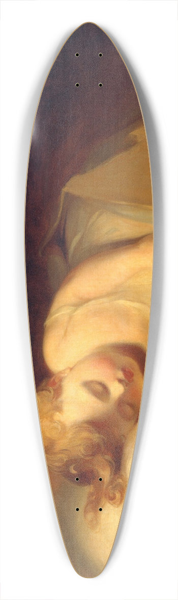 Thomas Sully - Child Asleep (The Rosebud) 39.3 inch art pintail longboard deck