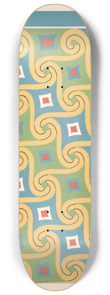 Gustave Jquier - 51. Plafond du Tombeau de Nesi-pa-Noferher (n 68) 8.25 inch art skate deck