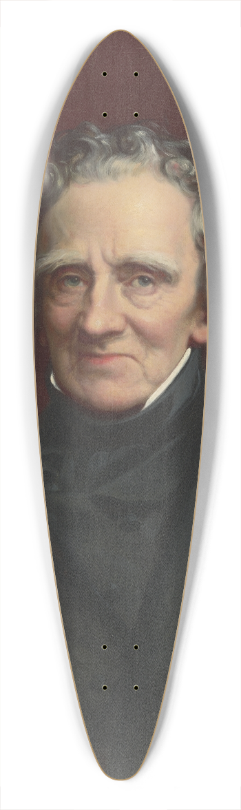 Thomas Sully - Self-Portrait 39.3 inch art pintail longboard deck