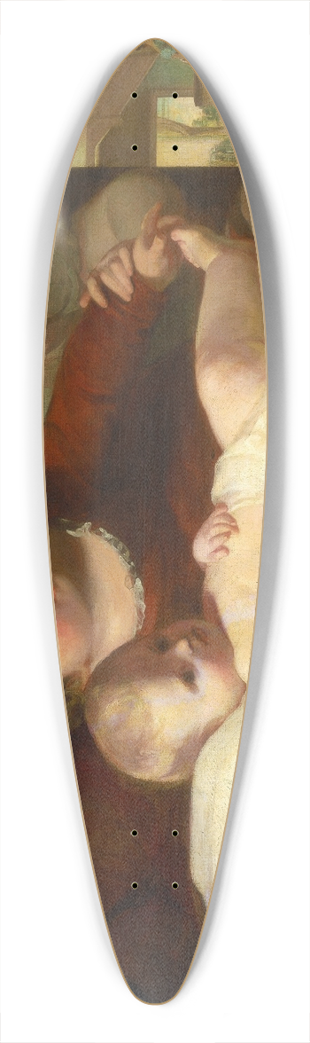 Thomas Sully - The David Children 39.3 inch art pintail longboard deck