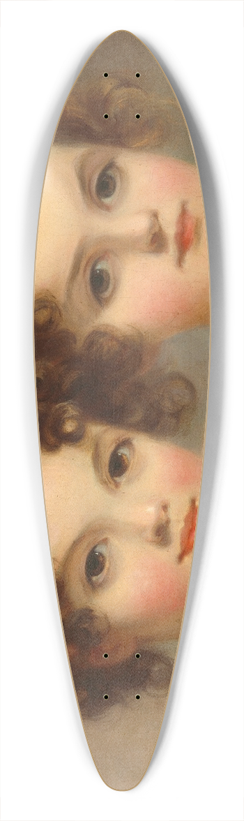 Thomas Sully - The Leland Sisters 39.3 inch art pintail longboard deck