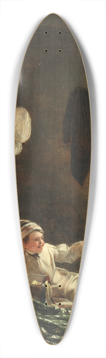Thomas Webster - Raiding the wardrobe 39.3 inch art pintail longboard deck