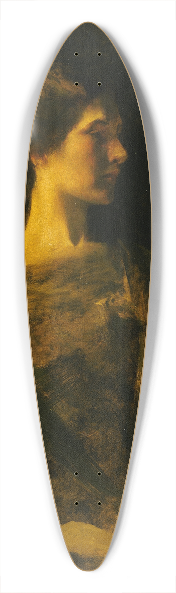 Thomas Wilmer Dewing - Alma 39.3 inch art pintail longboard deck