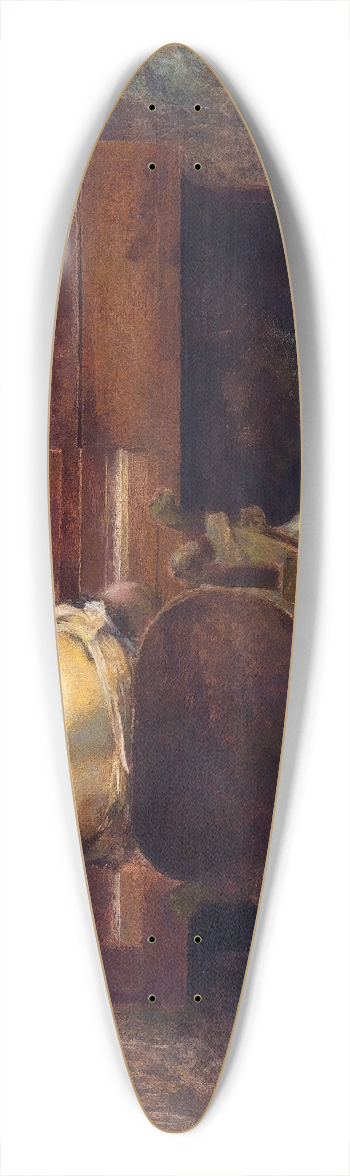 Thomas Wilmer Dewing - The Spinet 39.3 inch art pintail longboard deck