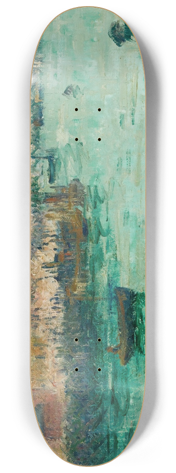 Gustave Loiseau - Avant Port De Dieppe 8.25 inch art skate deck