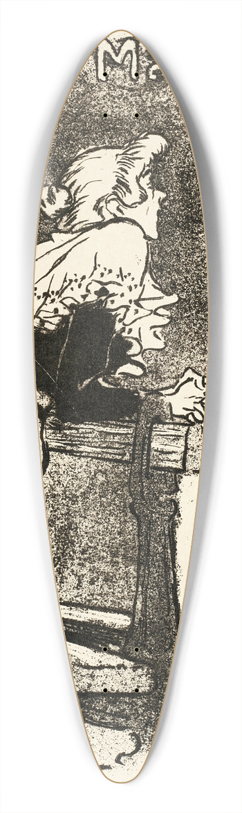 Thophile Alexandre Steinlen - Prire Marmitale 39.3 inch art pintail longboard deck