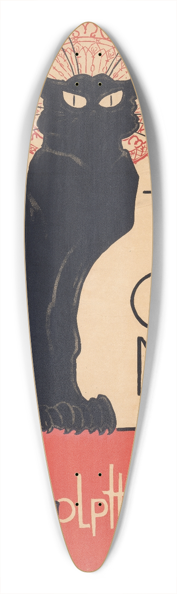Thophile Alexandre Steinlen - Tourne du Chat Noir 39.3 inch art pintail longboard deck
