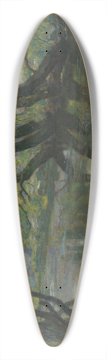 Thorolf Holmboe - Weeping Willows 39.3 inch art pintail longboard deck