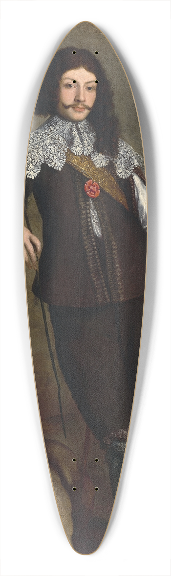 Tiberio Tinelli - Lodovico Widmann 39.3 inch art pintail longboard deck
