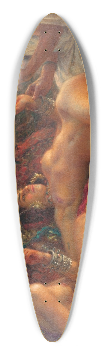 tienne Dinet - La mensajera de Satanas 39.3 inch art pintail longboard deck