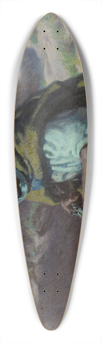 tienne Dinet - The Night Hunter 39.3 inch art pintail longboard deck