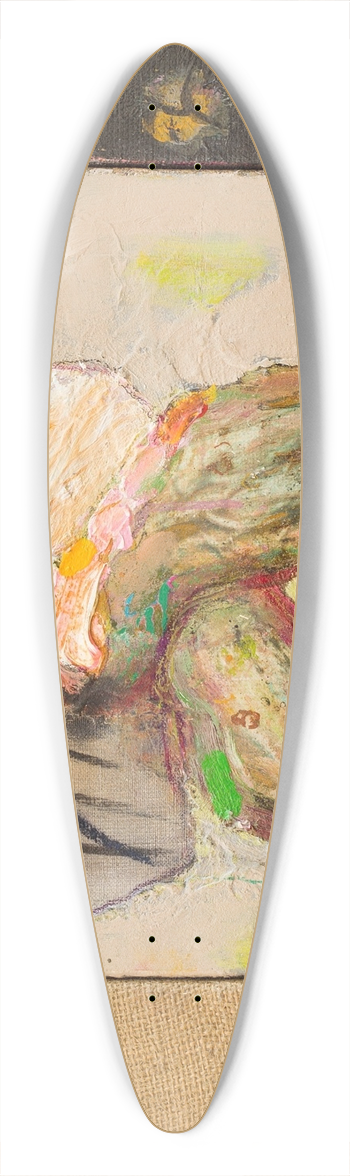 Tiit Psuke - Ema 39.3 inch art pintail longboard deck