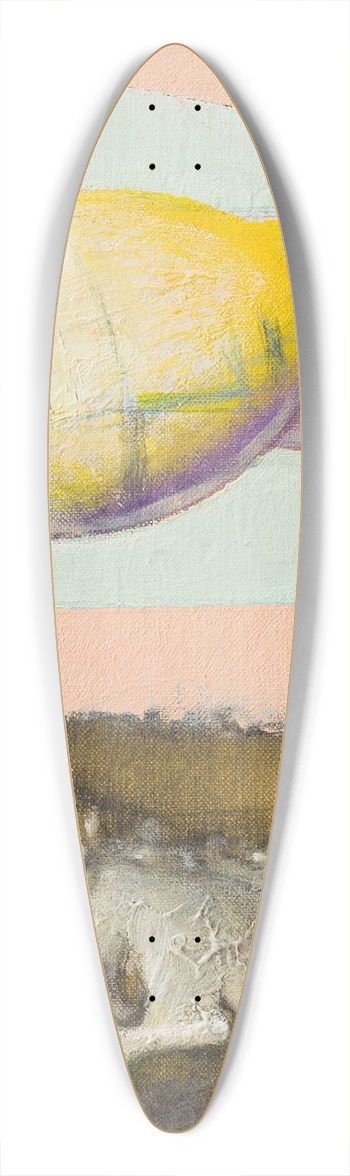 Tiit Psuke - Kunstiajalugu II 39.3 inch art pintail longboard deck