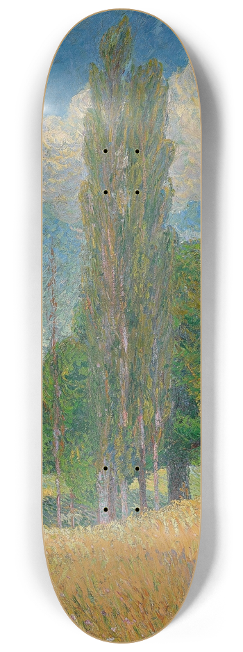 Gustave Loiseau - Les Peupliers 8.25 inch art skate deck