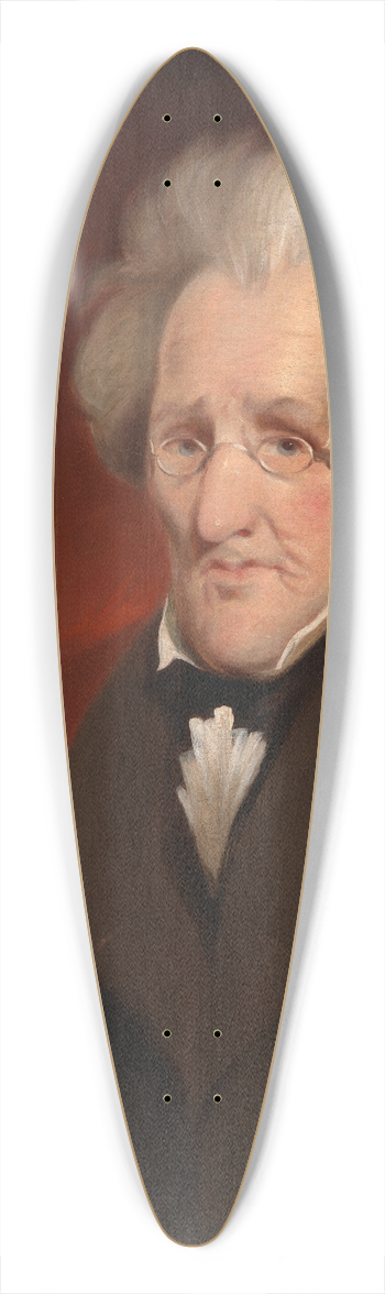 Trevor Thomas Fowler - Andrew Jackson 39.3 inch art pintail longboard deck