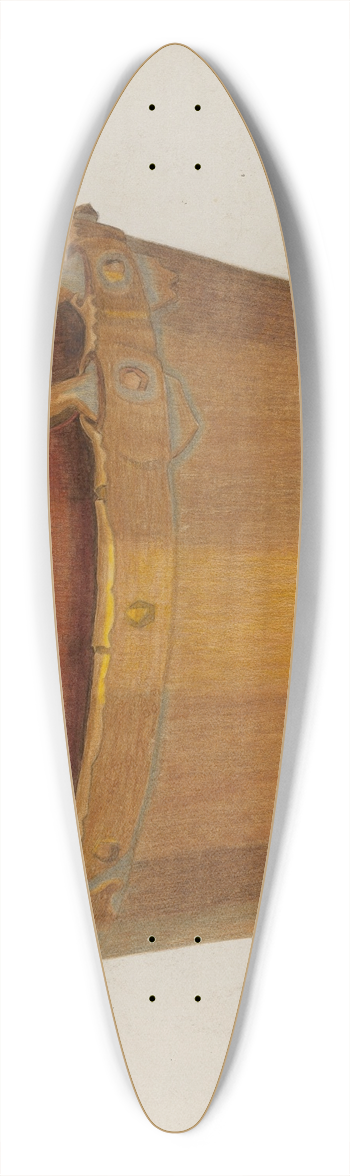 Tulita Westfall - Kettle 39.3 inch art pintail longboard deck