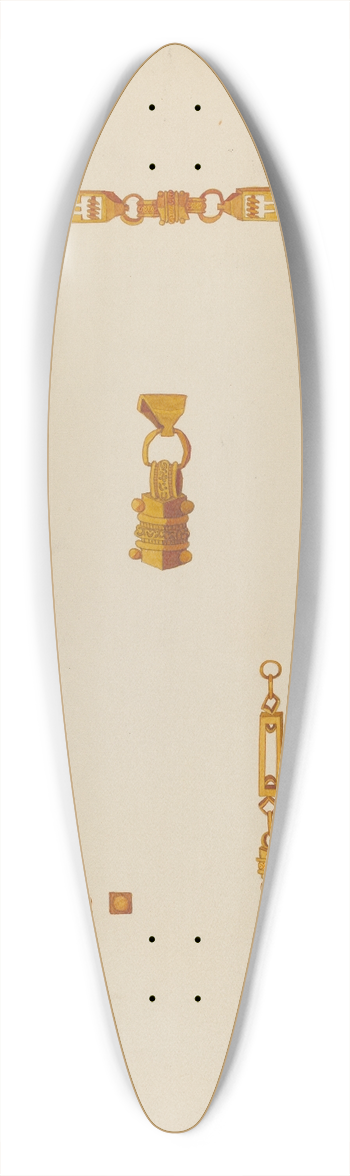Tulita Westfall - Watch Chain 39.3 inch art pintail longboard deck