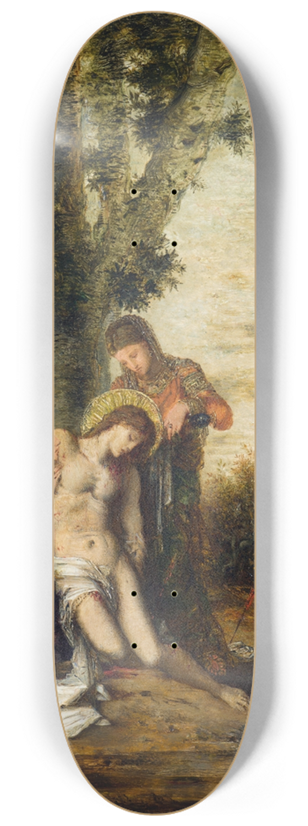 Gustave Moreau - The Martyred Saint Sebastian 8.25 inch art skate deck