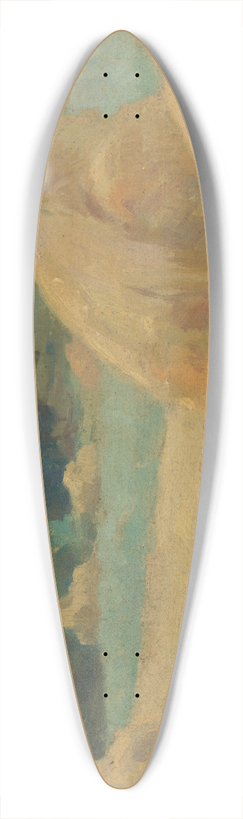 udovt ordk - Summer 39.3 inch art pintail longboard deck