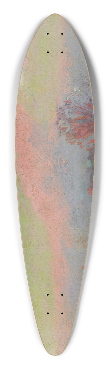 udovt ordk - Winter evening 39.3 inch art pintail longboard deck