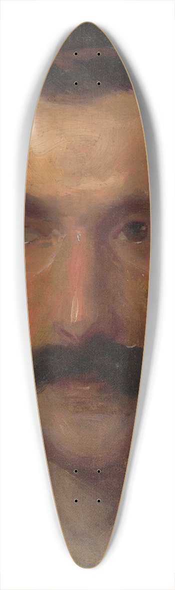 udovt Pitthordt - Mans Head 39.3 inch art pintail longboard deck