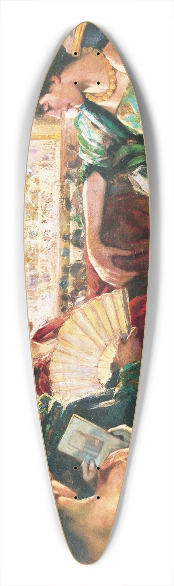 Ulisse Caputo - At the Opera 39.3 inch art pintail longboard deck