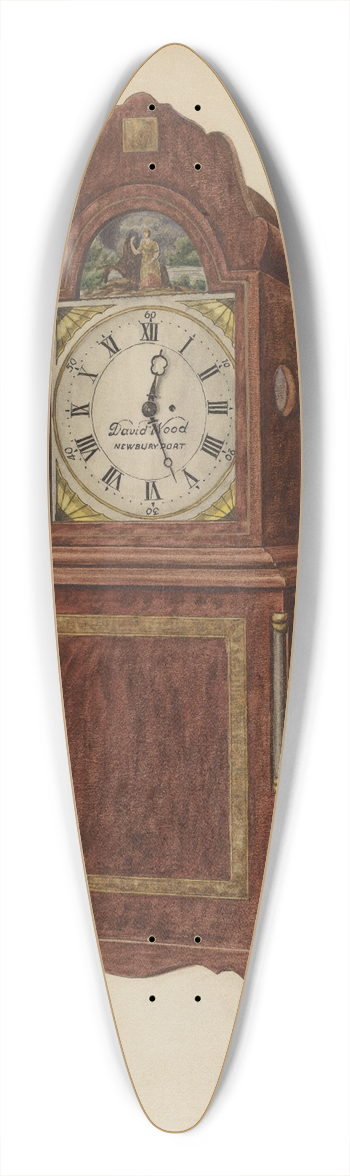 Ulrich Fischer - Mantel Clock 39.3 inch art pintail longboard deck