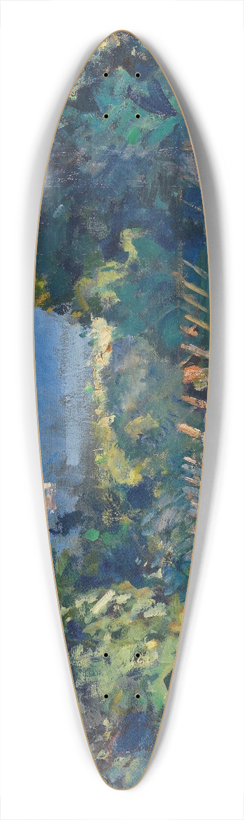 Ulrich Hbner - Garten in Travemnde 39.3 inch art pintail longboard deck