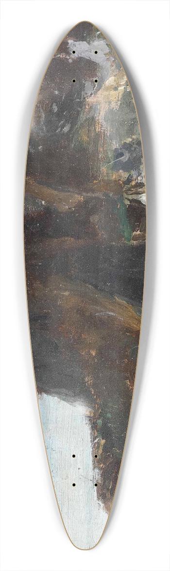 Ulvi Liegi - Scogliera 39.3 inch art pintail longboard deck