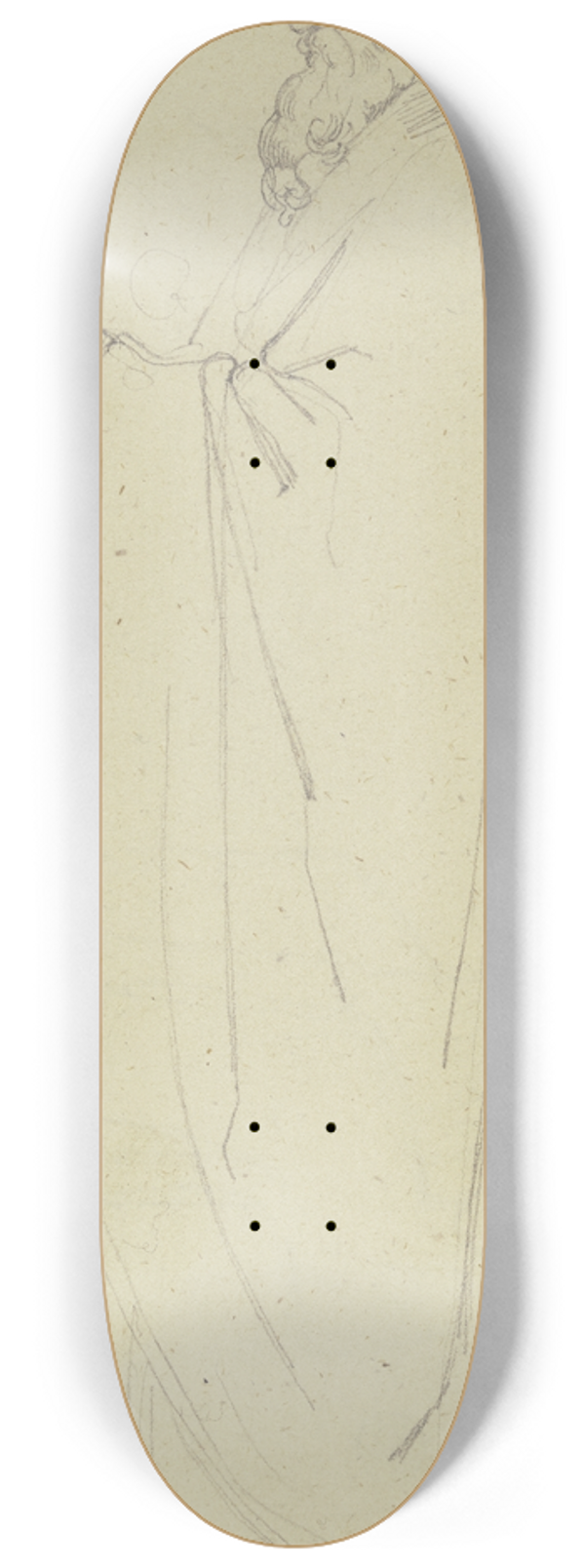 Gustav Heinrich Naecke - Saint Paul 8.25 inch art skate deck