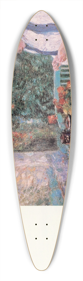 U.S. Information Agency - American Impressionism 39.3 inch art pintail longboard deck