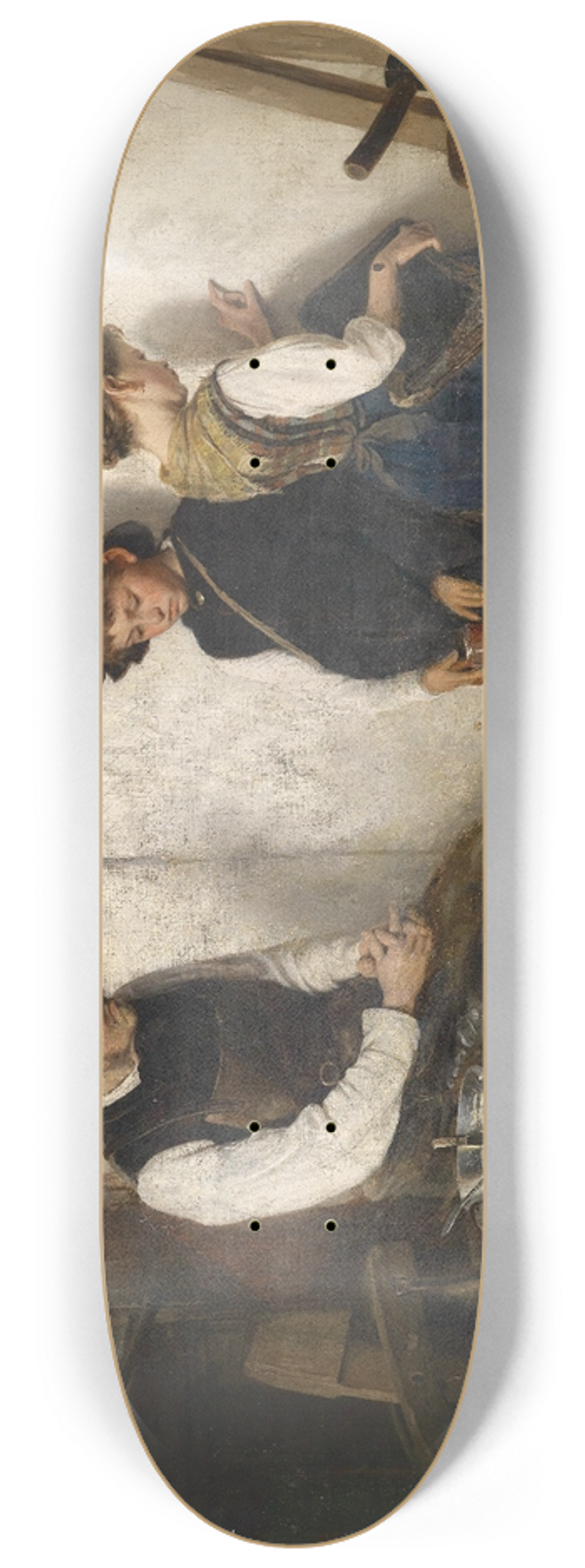 Gustav Igler - Der zerbrochene Krug 8.25 inch art skate deck